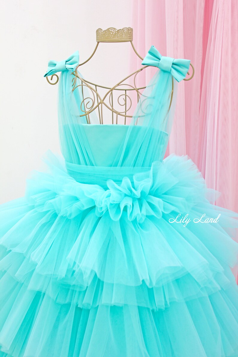 Flower Girl Maxi Dress Birthday Baby Girl Dress First Etsy