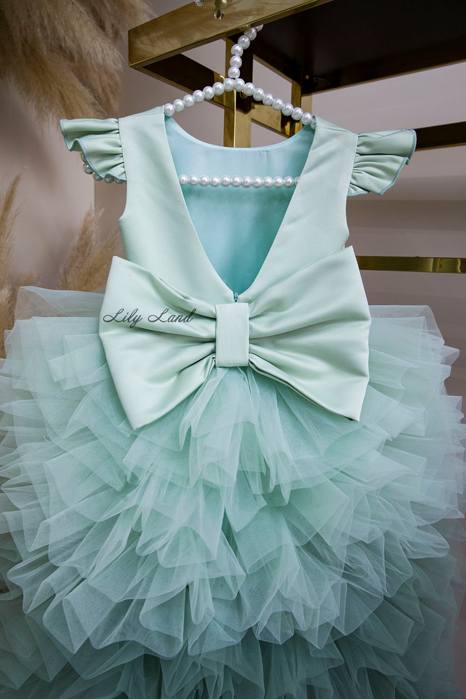 Sage Green Toddler Birthday Dress Flower Girl Dress With Etsy