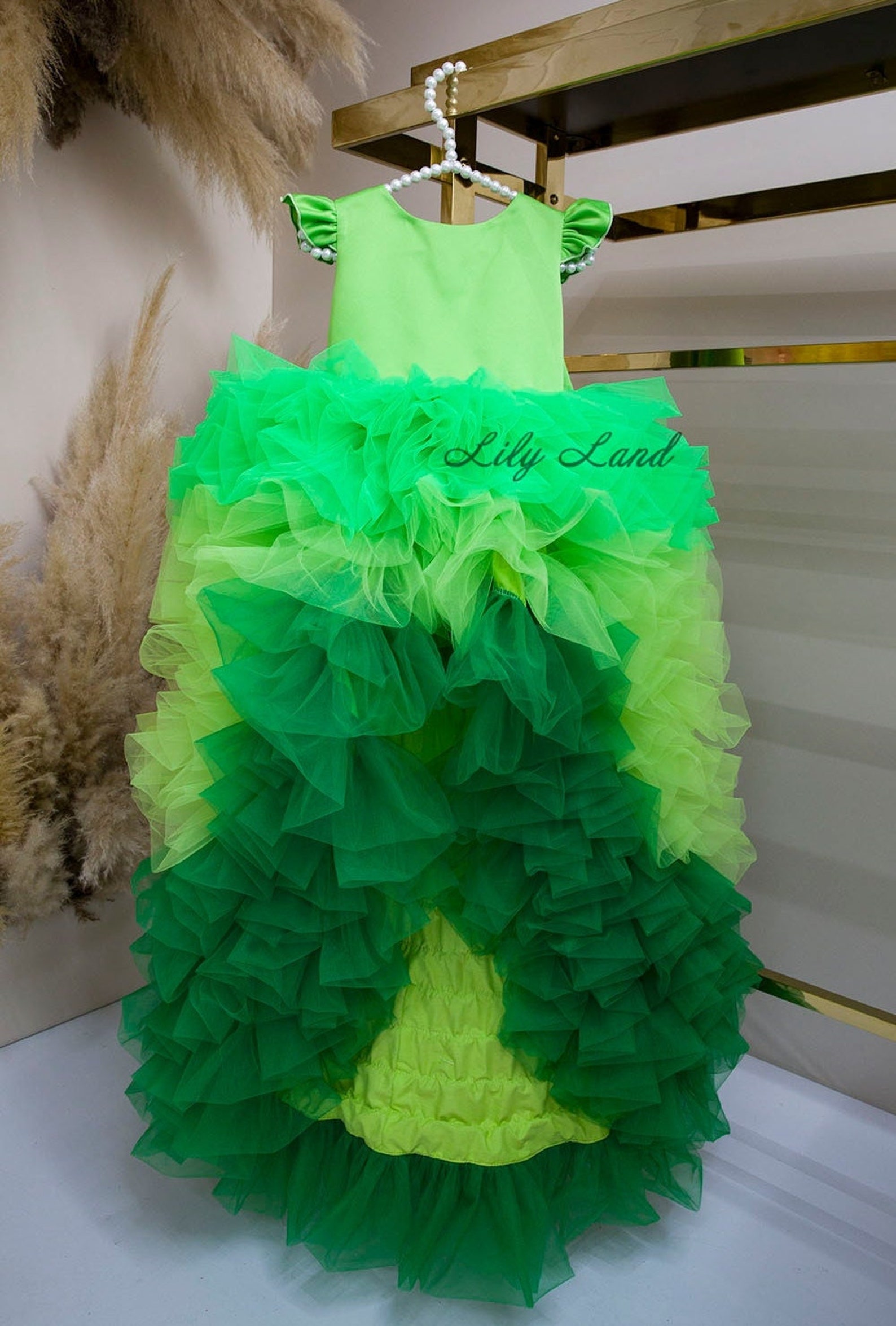 Sage Green Toddler Birthday Dress Flower Girl Dress With Etsy