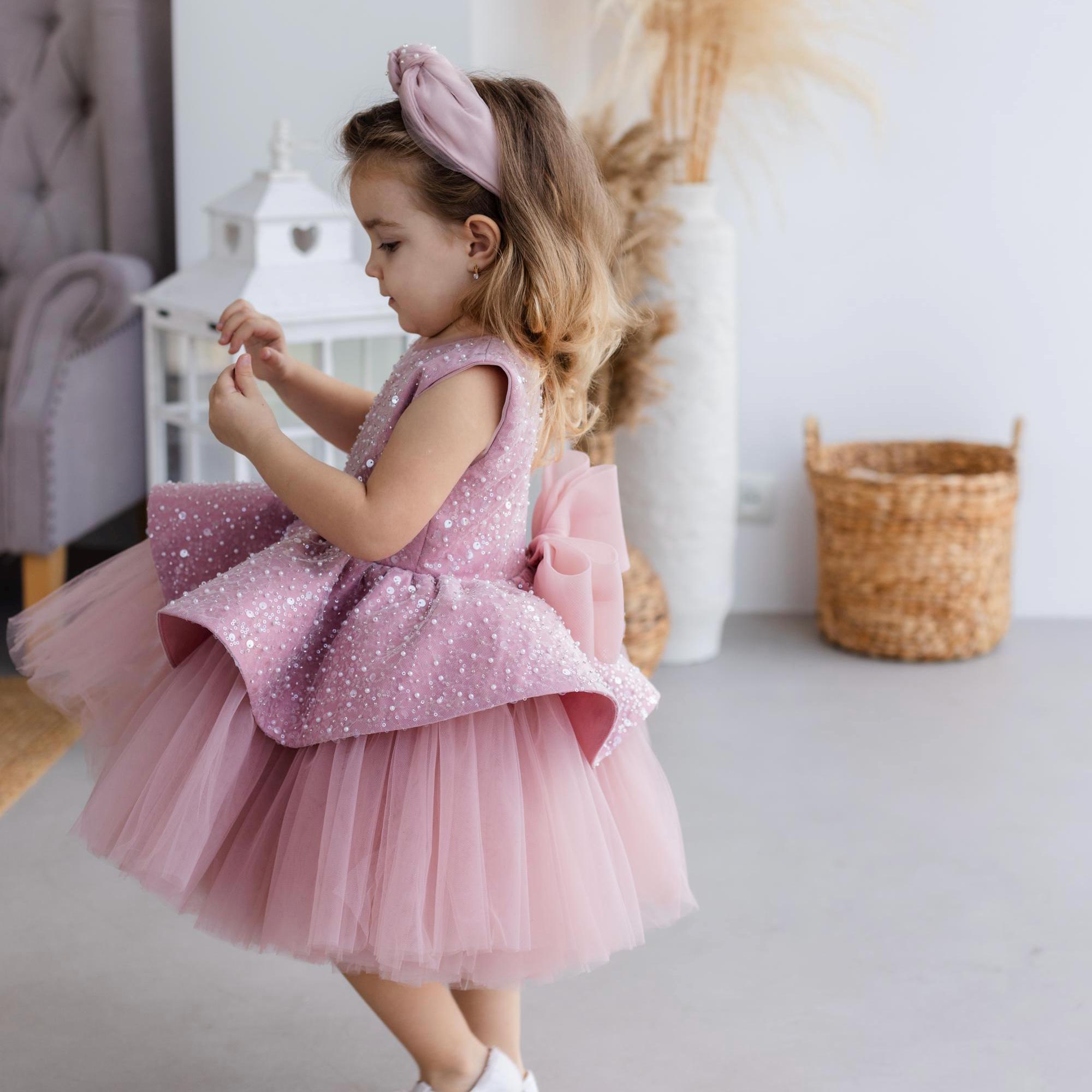 Junior Bridesmaid Dress Dusty Rose - Etsy