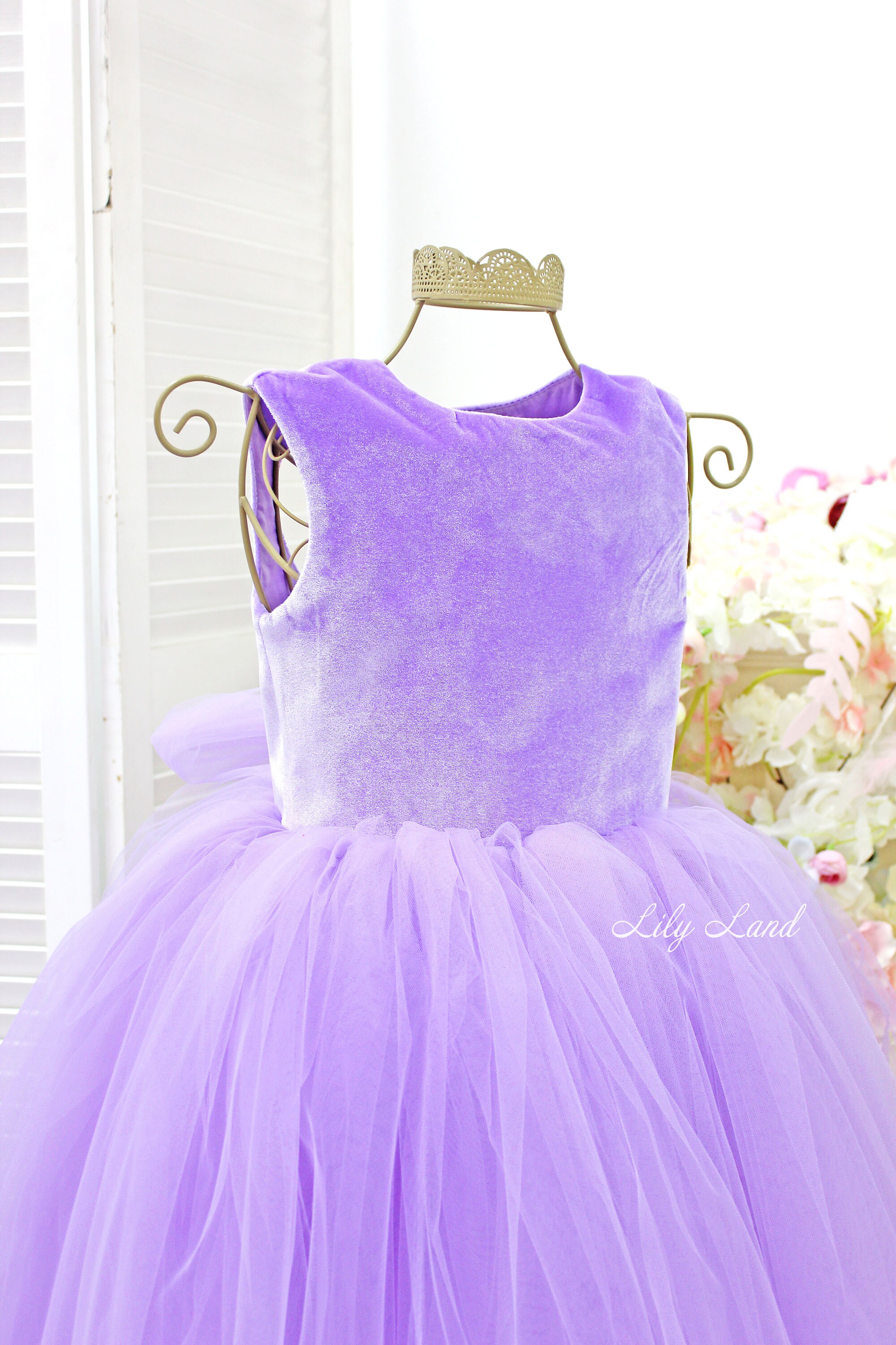 Vestido De Niña De Flores Lila Lavanda Primer Vestido De México | Vestido De Niña De Flores Lila Lavanda Primer Vestido De México |