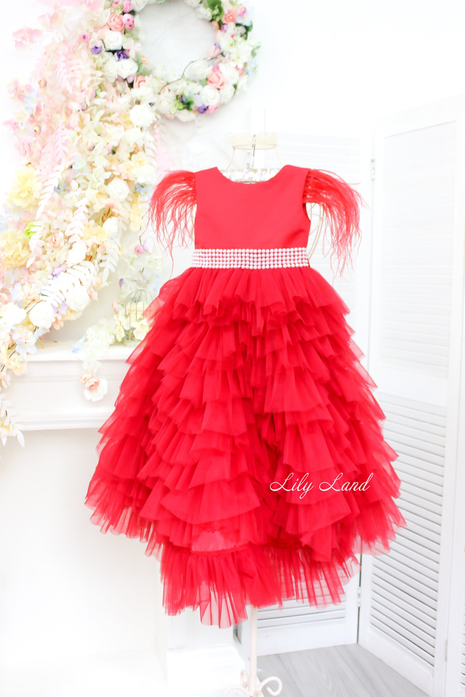 Cute Girl Birthday Party Dress Flower Girl Puffy Princess Dress main image 1