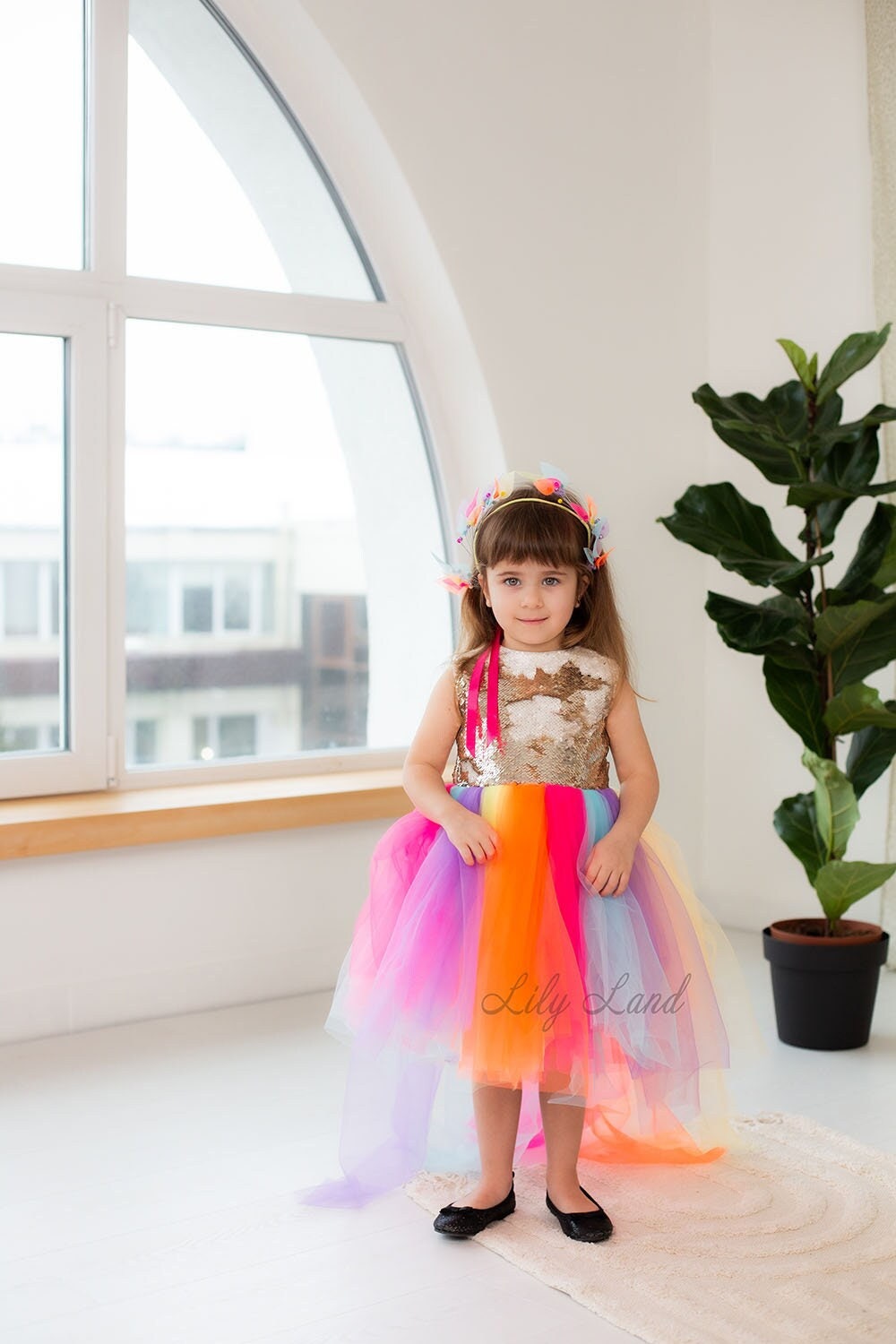 unicorn 1st birthday dress Long Tail Unicorn Birthday Dress Set Includes Head Crown, Pony Theme Colourful Costume, Rainbow Babygirl Tutu, Unicorn Theme Birthday Cloth