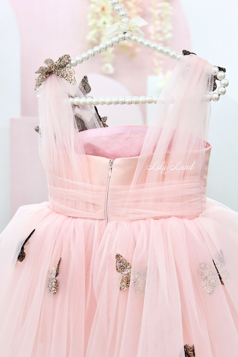 Gold Butterfly Baby Birthday Dress Birthday Baby Girl Dress Etsy