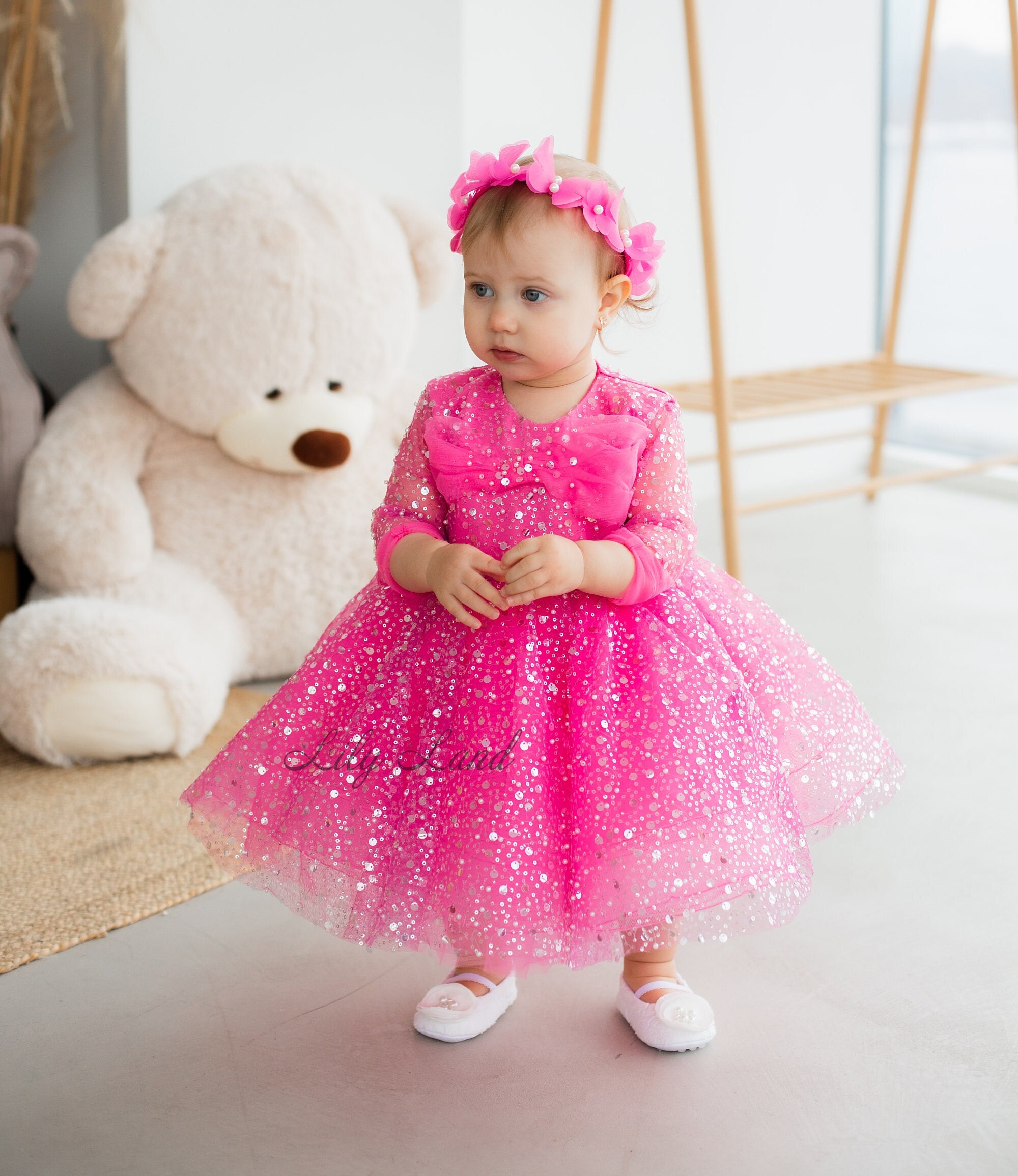 Pink Birthday Dres | Designer Girls Birthday Dresses | Baby girl birthday  dress, Dress for girl child, Birthday girl dress