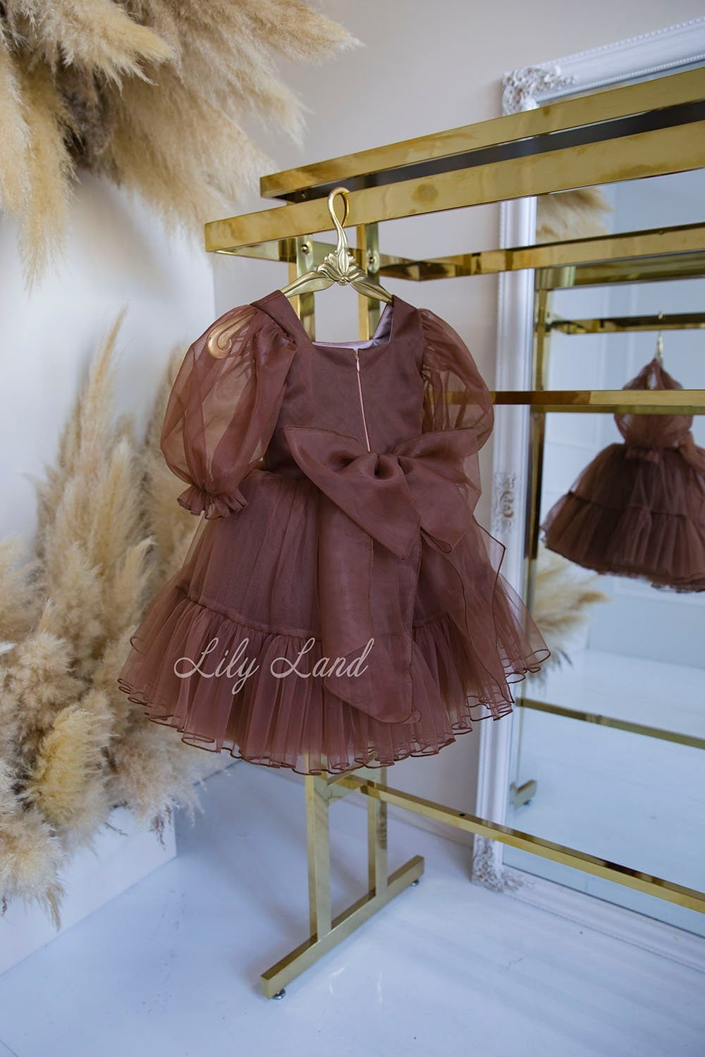 Chocolate Birthday Party Dresses, Flower Girl Dress, Puffy Toddler Dress, Tulle Prom Gown, Special Occasion Baby Dress, Smash Cake Dress