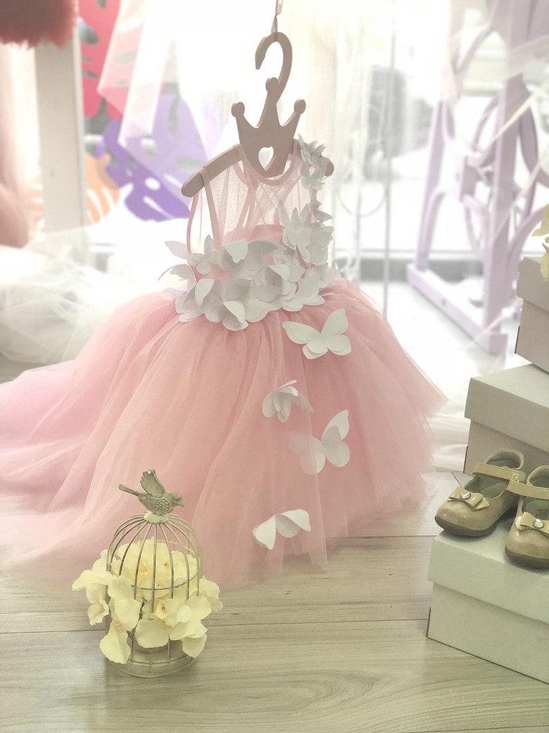 Baby Dress Butterflies First Birthday Butterflies Theme Party Etsy