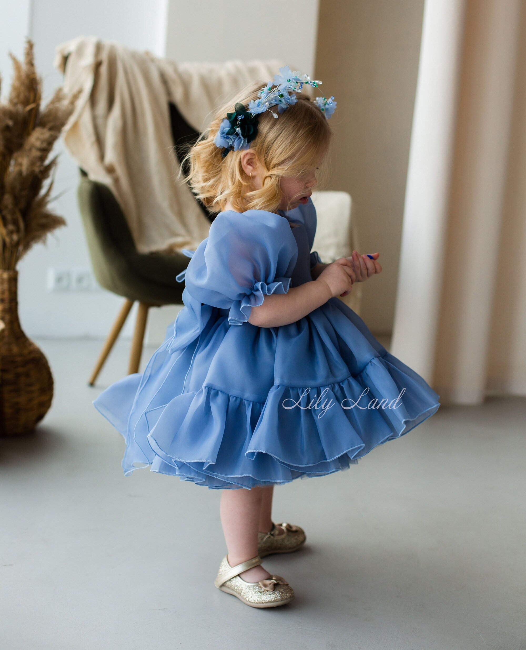 Cinderella Royal Blue Princess Ball Gown Dress for Baby Girls – HOUSE OF  CLAIRE