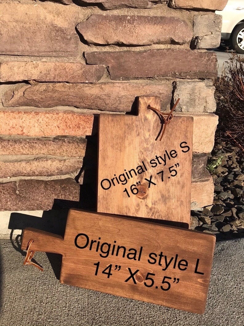 Farmhouse cutting board handmade cutting boards display Etsy