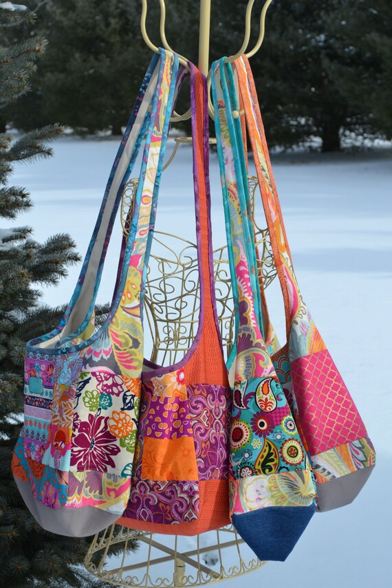 Monedero personalizado hippie Slouch Crossbody colorido - España