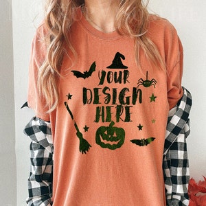 Comfort Colors C1717 Yam Mockup, Modell Mockup, Halloween Mockup, Yam Shirt Mockup, Oversized Mockup, Herbst Mockup