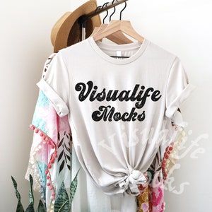 bella canvas 3001 Heather Cool Gray Mockup Bella Canvas 3001 Mockup Summer Mockup 3001 Athletic heather Mockup Hanging Shirt Mockup