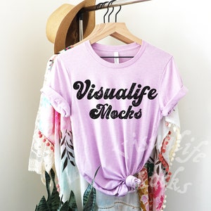 bella canvas 3001 Heather Prism lilac Mockup Bella Canvas 3001 Mockup Summer Mockup 3001 Mockup Hanging Shirt Mockup