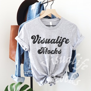 bella canvas 3001 Athletic Heather Mockup Bella Canvas 3001 Mockup Summer Mockup 3001 Athletic heather Mockup Hanging Shirt Mockup
