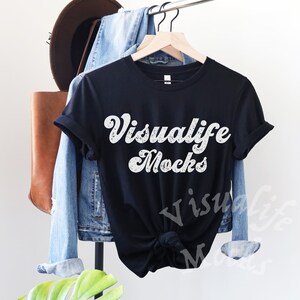 Bella Canvas 3001 Mockup Black