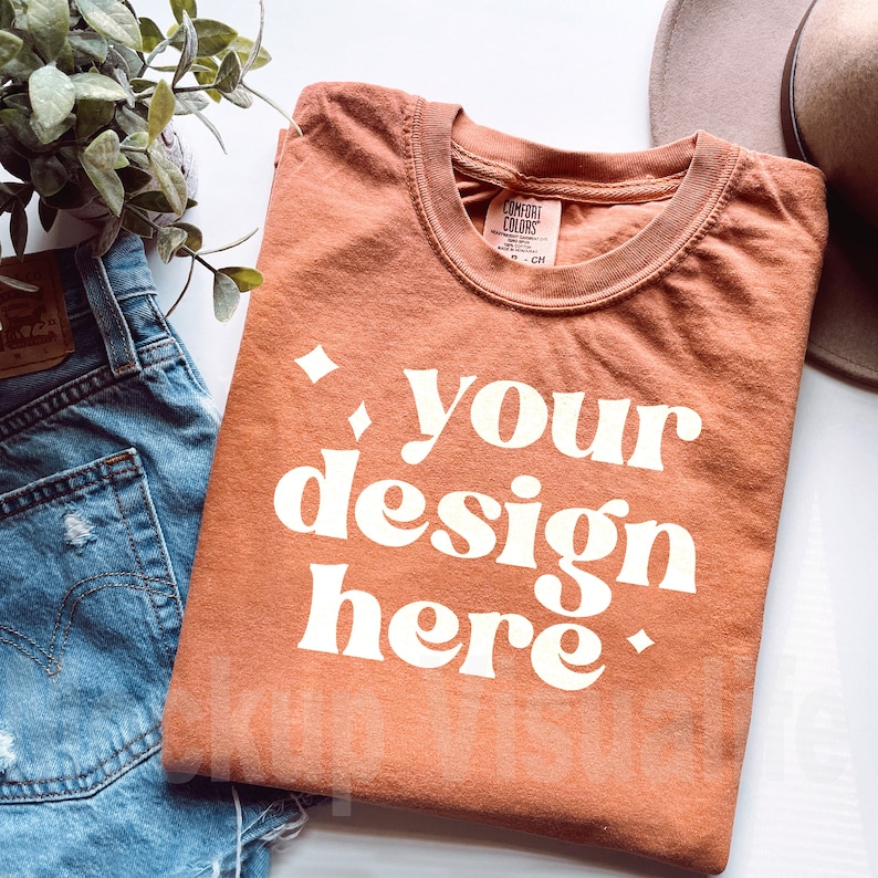 Comfort Colors C1717 Yam mockup, Halloween Mockup, Yam Shirt Mockup, Oversized Mockup, Fall Mockup