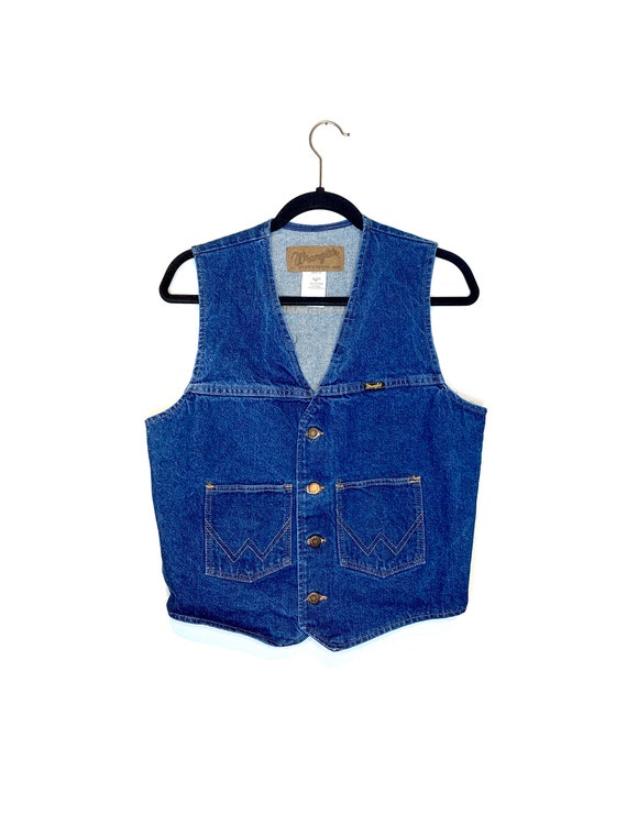 1980s Wrangler Denim Vest