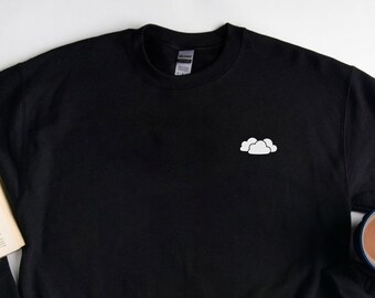 Cloud Cute Sweatshirt, Cloud Icon Sweater, Cloud Cute Crewneck, Cloud Gift, Cloud Crewneck, Cloud Lover Gift, UNISEX Sweater