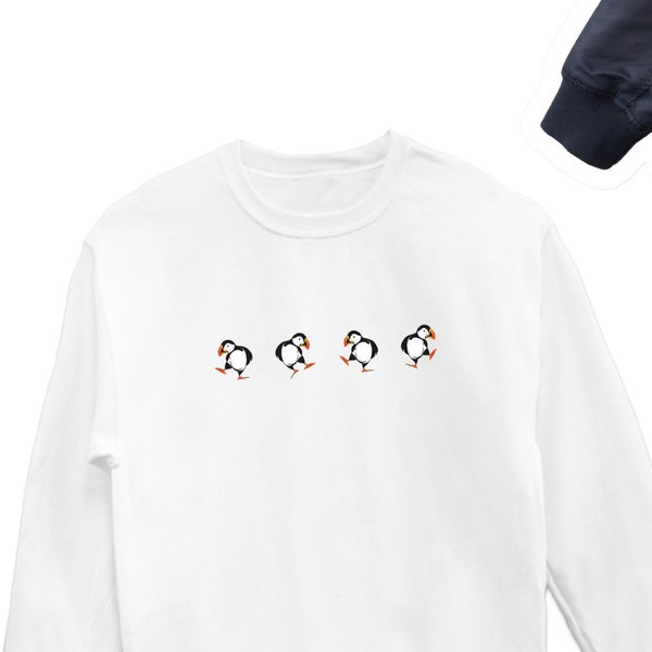 Puffin Sweatshirt, Cute Puffin Sweater, Puffin Sweatshirts, Puffin Crewneck, Puffin Lover Unisex Sweatshirts