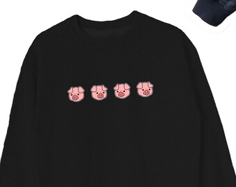 Cute pig sweatshirts deals
