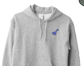 Sudadera con capucha de dinosaurio, divertida sudadera con capucha de braquiosaurio, sudadera para amantes de los dinosaurios, adorable suéter con capucha de dinosaurio, regalo de dinosaurio, sudadera con capucha unisex para adultos de dinosaurio