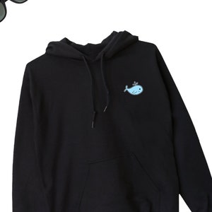 Wal Hoodie, niedlicher Buckelwal Hoodie, Wal Sweatshirt, Wal-Liebhaber-Kapuzen-Pullover, Wal-Geschenk, Wal-Symbol ERWACHSENE UNISEX Hoodie-Jumper