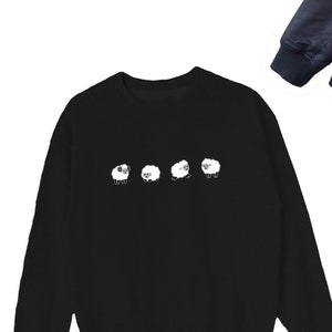 Sheep Sweatshirt, Cute Sheep Sweater, Sheep Sweatshirts, Sheep Crewneck, Sheep Lover Unisex Sweatshirts