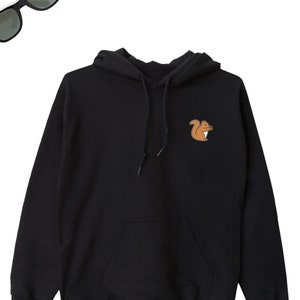 Squirrel hoodie with ears on sale