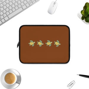 Turtle Laptop iPad Sleeve, Sea Turtle Laptop Sleeve, Cute Turtle Laptop ...