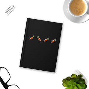 Carrot Journal Notebook, Cute Carrot Journal, Gift for Carrot Lover Notebooks, Cute Carrot Spiral Notebook, Carrots Lover Gift Journal