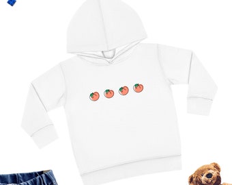 Peach Kids Hoodies Sweatshirts, Cute Peach Kid Hoodie, Gift for Peach lover kid, Peach Icon Kid Sweater, Cute Peach Youth Toddler Unisex Hoo