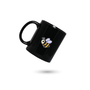 Bee Coffee Mug, Bee Custom  Mug, Fun Bees Coffee Cup, Cute Bees Mug, Gift for Him, Gift for Her, Co-worker Gift, Bee Lover Friend