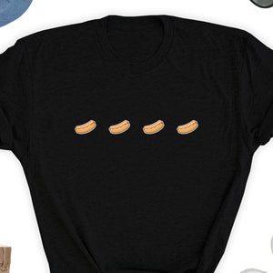Hot Dog Lover Shirt, Hot Dog Icon Tee Shirt, Hot Dog Cute Tee Top, Hot Dog T-Shirt,  Hot Dog Gift Shirt, Hot Dog Lover Friend UNISEX Shirt