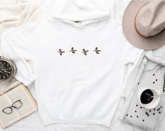 Sudadera con capucha de pato, suéter de pato, sudadera para amantes de los patos, regalo para patos, sudadera con capucha con icono de pato, regalo para un amigo amante de los patos, sudadera con capucha unisex con diseño de pato