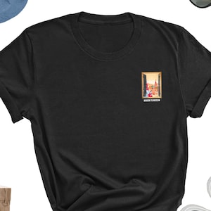 Uroczy T-shirt z Moskwy, Najlepszy prezent z Moskwy, Uroczy T-shirt z motywem Moskwy, Prezent dla miłośnika Rosji, Prezent dla rosyjskiego przyjaciela z Moskwy, Koszulka UNISEX z Rosji