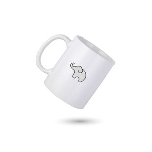 Elephant Lover Coffee Mug, Elephant Funny Mug, Elephant Custom Coffee Cup, Elephant Mug, Elephant Friend Coffee Cup, Gift for Him, Elephant