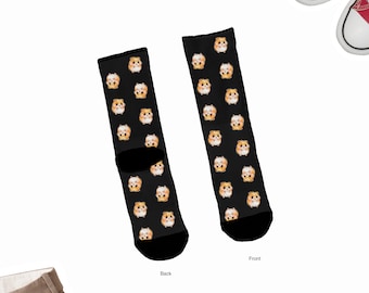 Hamster Socks, Fun Hamster Socks, Hamsters Lover Socks, Cute Hamster Socks, Hamster lover Socks, Hamsters Lover Gifts, Fun Hamster Socks Gif