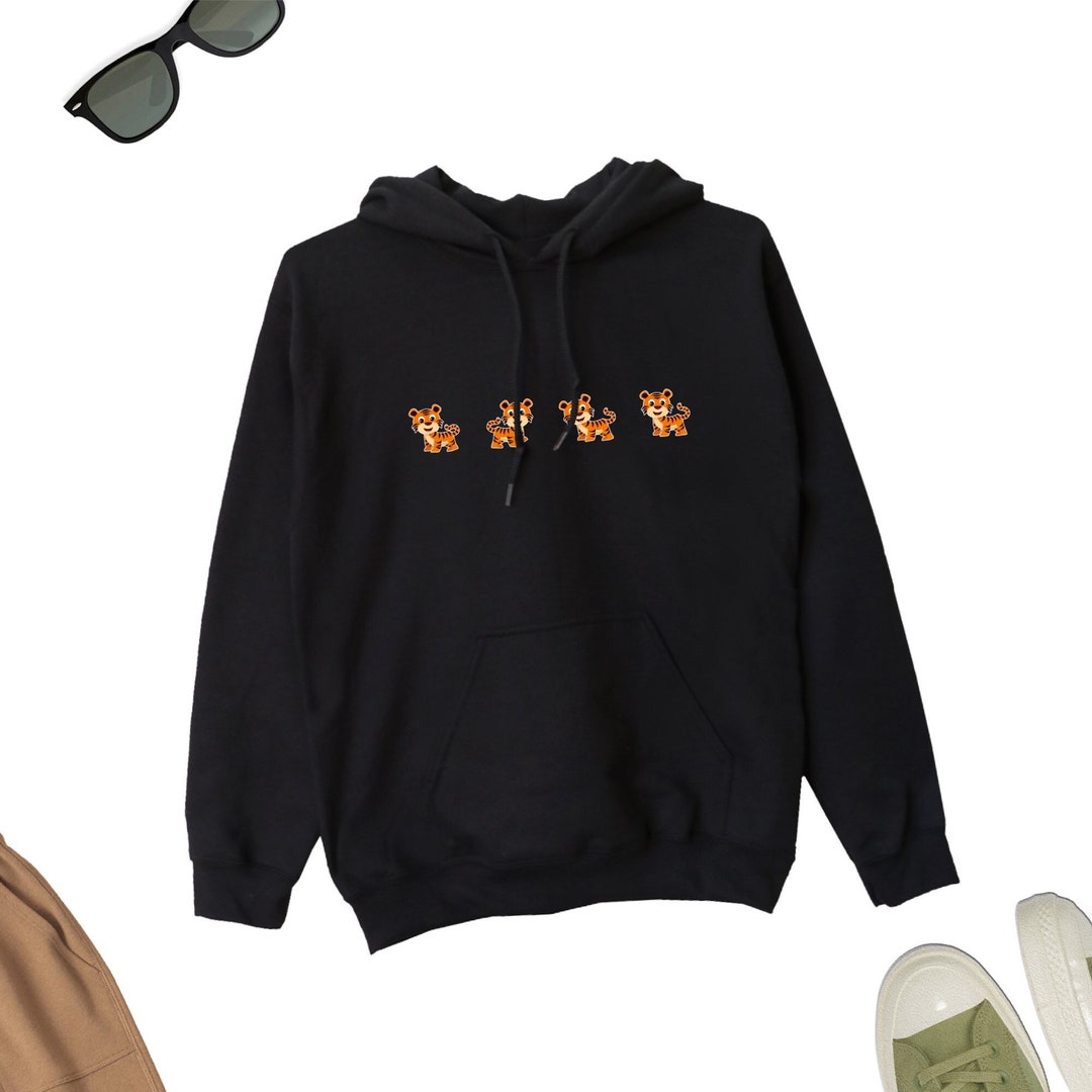 'Happy Tiger' hoodie Sweatshirt