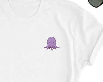 Octopus Shirt, Cute Octopus Tee Shirt, Octopus Icon Tee Top, Squid T-Shirt, Octopus Icon Gift Shirt, Octopus Friends UNISEX T-Shirt