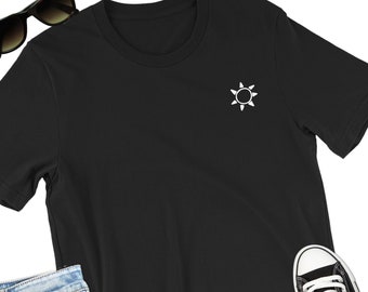 Sun Cute T-Shirt, Summer T-Shirt, Cute Sunshine Icon Tee, Gift for Sunshine, Sun Simple Tee, Cute Festival UNISEX T-Shirt, Summer T-Shirt
