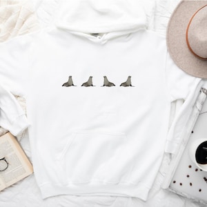 Seal Icon Hoodie, Seal Sweater, Fun Seal Sweatshirt, Seal Cute Gift, Seals Lover Hoodie, Gift Seal Friend, Fun Seal UNISEX Hoodie Sweatshirt