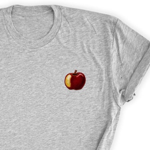 Apfel Shirt, süße Äpfel Design T-Shirt, Apfel Symbol Top, Apfel T-Shirt, Apfel süßes Geschenk Shirt, Apfel Obst Liebhaber UNISEX T-Shirt Geschenk