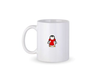 Penguin Lover Coffee Mug, Cute Penguin Mug, Penguin Custom Coffee Cup, Penguin Mug, Penguin Lover Coffee Cup, Gift for Him, Gift for Her