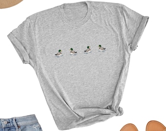 Duck Mallard Shirt, Cute Duck Shirt, Mallard Duck Gift tee, Duck Lover Shirt, Duck Icon Minimalist Shirt, Duck Regular Tee, Duck Gift TShirt