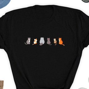 Cat Lover Shirt, Cute Cats Shirt, Cats Gift tee, Cat Lover Shirt, Cats Funny Minimalist Shirt, Cat Regular Tee, Cute Cat Gift UNISEX T-Shirt