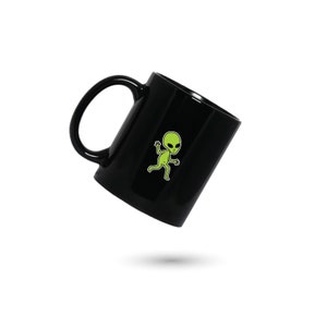 Alien Coffee Mug, Alien Custom  Mug, Fun Alien Coffee Cup, Cute Alien Mug, Gift for Him, Gift for Her, Co-worker Gift