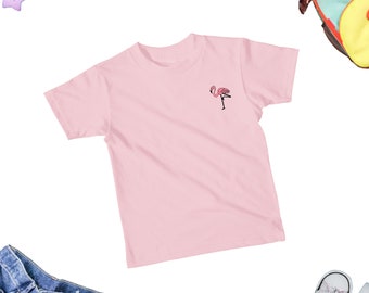 Flamingo Kids Shirt, Cute Flamingo Child Tee, Cute Flamingo Lover Kids T-Shirt, Flamingo Baby Bodysuit, Flamingo Lover Baby KIDS UNISEX GIFT