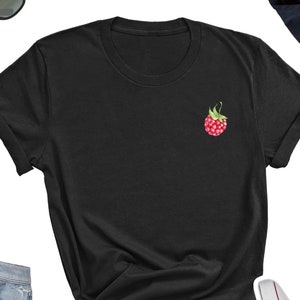 Raspberry Shirt, Raspberry Tee Shirt, Raspberry Tee Top, Raspberry T-Shirt, Raspberries Lover Gift Shirt, Raspberry UNISEX Tee Shirt Gift