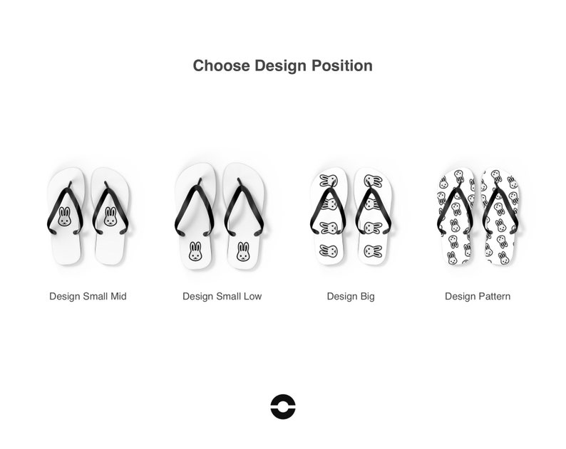 Rabbit Flip-flops, Cute Rabbit Flip Flops, Rabbit Sandals, Bunny Lover ...