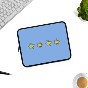 Turtle Laptop iPad Sleeve, Sea Turtle Laptop Sleeve, Cute Turtle Laptop ...
